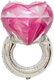 F Сердце, Кольцо с бриллиантом, Розовый 32''/81 см