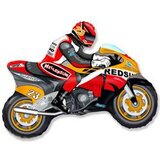И Мотоцикл (оранжевый) / Motor bike 31"/69*79 см