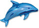 И Дельфинчик (синий) / Delfy 37"/56*94 см