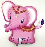 И Слоненок (розовый) / Baby elephant pink 34"/81*86 см