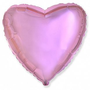 И 32 Сердце Розовый нежный / Heart Light Pink
