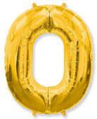 И 40''/102 см Цифра, 0, Золото