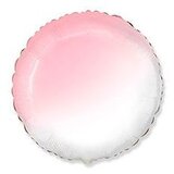 И 18 Круг Бело-Розовый градиент / Round White-Pink gradient