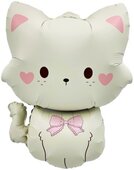 F Кошечка с бантиком 28''/71 см