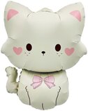 F Кошечка с бантиком 28''/71 см