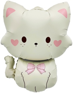 F Кошечка с бантиком 28''/71 см