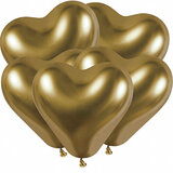 Сердце 12" Хром Золото / Shiny Gold 88 / 25 шт. /