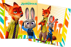 Салфетки "Зверополис" / Zootropolis 33*33; 20шт/уп