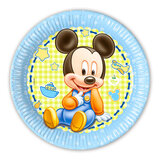 Pc 23см Тарелки "Малыш Микки" / Baby Mickey 8шт