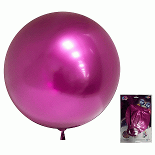 К 3D СФЕРА 18&quot; Хром Фуксия