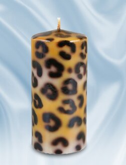 свеча пенек Леопардовая 60x125