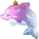 Г ФИГУРА 28"/71 см Волшебный дельфин, Голография