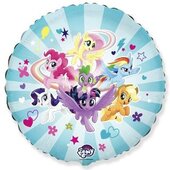 И 18 Круг My Little Pony, Дружные Лошадки, Голубой 401587