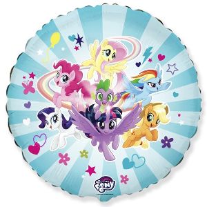 И 18 Круг My Little Pony, Дружные Лошадки, Голубой 401587