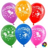 Ml 12" Три Кота, Ассорти, пастель, 5 ст, 25 шт.
