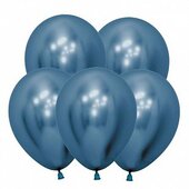 S 12"Зеркальные шары Рефлекс Синий / Reflex Blue / 12 шт. /