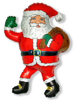 И Дед мороз с подарками / Santa greeting 32''/8*50 см