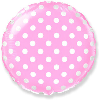 И 18 Круг Горох (Розовый) / Dots Pink 401577RSB