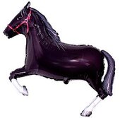 И Лошадь (чёрная) / Horse 42&quot;/74*107 см
