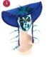 Карнавальная маска "Хозяйка Карибского моря", голубая