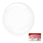 К (10''/25 см) Сфера 3D Deco Bubble , Прозрачный, Кристалл