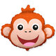 И Обезьянка, голова Фигура / Monkey Head  30&quot;/60*77 см