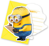 Приглашения "Милые Миньоны" / Lovely Minions 6шт