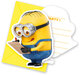 Приглашения "Милые Миньоны" / Lovely Minions 6шт