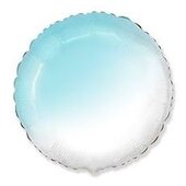 И 18 Круг Бело-Голубой градиент / Round White-Blue gradient