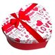 Набор коробок 3 в 1 &quot;С любовью. Love&quot; Красный с бантом / сердце (31*28;27*24;22*20) 025-2-LPH