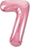 Ag 40''/102 см Цифра "7" Розовый фламинго