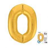 Ag 40''/102 см Цифра "0" Золото