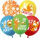 K 12" Котенок Котэ, С Днем Рождения!, Ассорти, пастель, 1 ст, 25 шт.