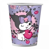 Стаканы Kuromi, 250мл, 6шт Стаканы Kuromi, 250мл, 6шт