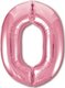 Ag 40''/102 см Цифра "0" Розовый фламинго