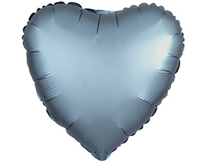 A 18 Сердце Сатин Steel Blue