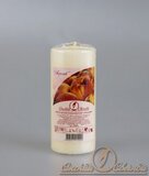 свеча ароматизированная пеньковая 50х115 "персик"