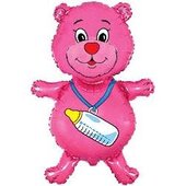 И 14 Медвежонок девочка (фуксия) / Bear boy