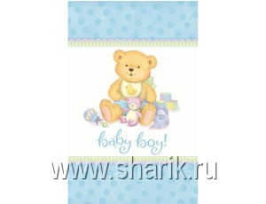 Скатерть Медвежонок Мальчик бум 1,4х2,6мA