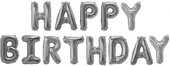 F 16''/41 см Мини-Надпись "Happy Birthday", Серебро