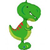 Г ФИГУРА 38"/97 см Динозавр Тираннозавр, Зеленый