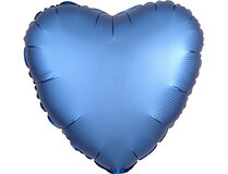 A 18 Сердце Сатин Azure